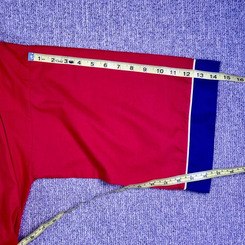 Christian Dior Robe Red Blue White Logo Men's Size XL Bathrobe Loungewear - Picture 11 of 12